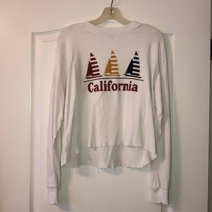 Cropped Long Sleeve Top (BRANDY MELVILLE)